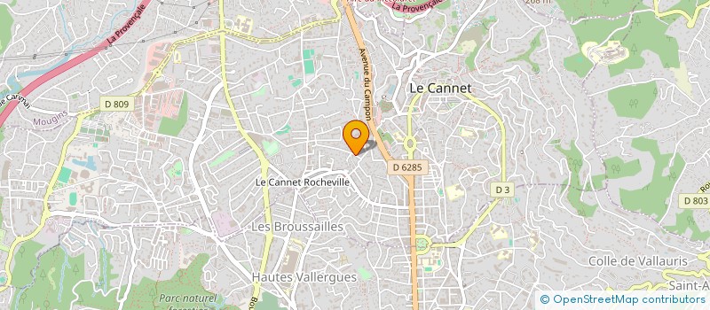 localisation de l'entreprise TARAGE à LE CANNET