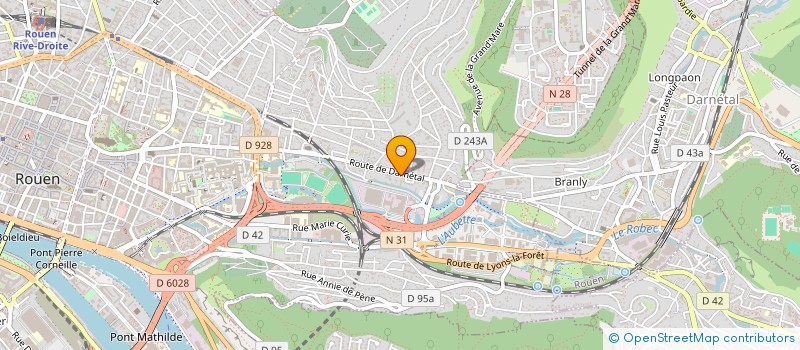 localisation de l'entreprise TARAKANOVA à ROUEN