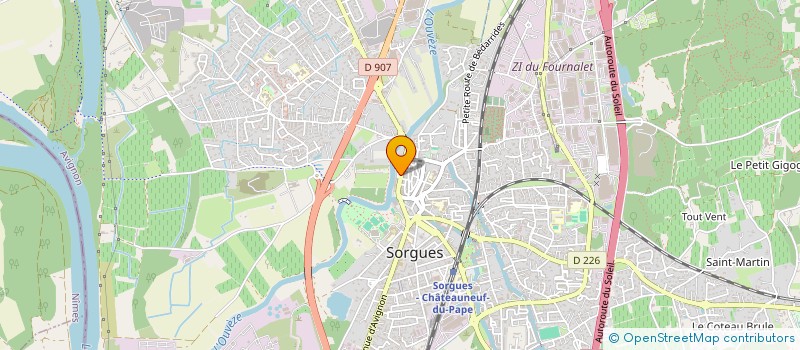 localisation de l'entreprise TARAKDJIAN - ROUME à SORGUES