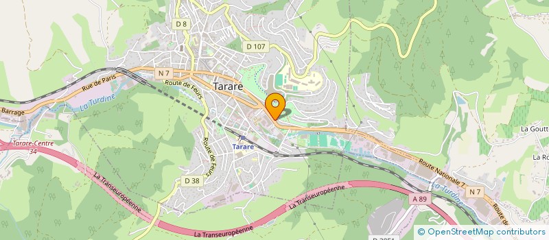 localisation de l'entreprise TARALAV à TARARE