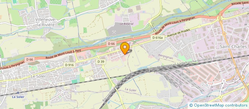 localisation de l'entreprise TARAM  LE SOLER