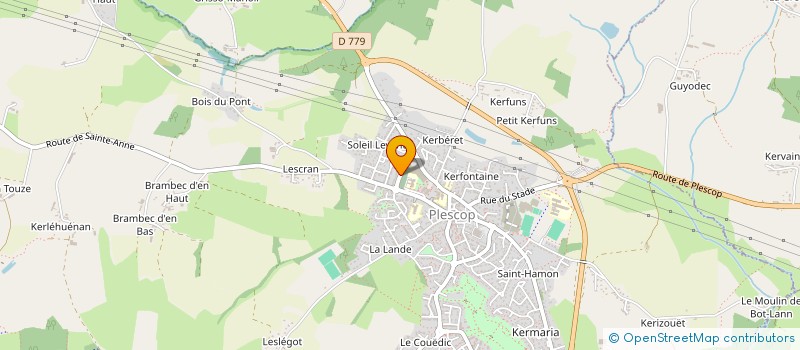localisation de l'entreprise TARAN à PLESCOP
