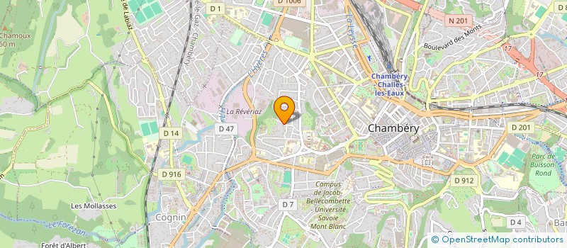 localisation de l'entreprise TARANAKI  CHAMBERY