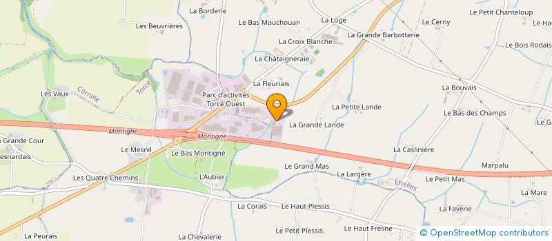 localisation de l'entreprise TARANIS à TORCE