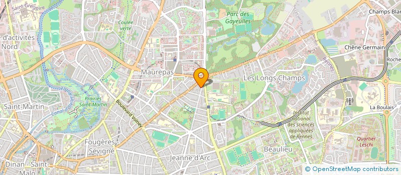 localisation de l'entreprise TARANIS  RENNES