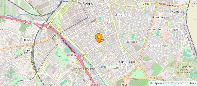 localisation de l'entreprise TARANIS-HAND  REIMS