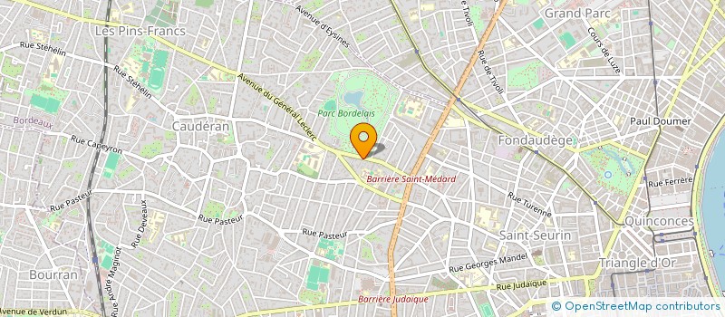 localisation de l'entreprise TARANIS III à BORDEAUX
