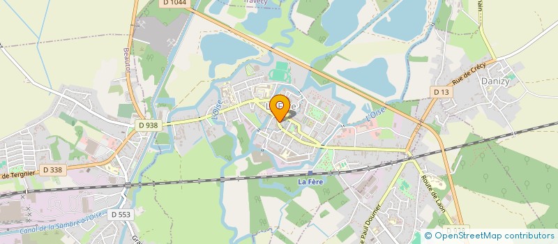 localisation de l'entreprise TARAR à LA FERE