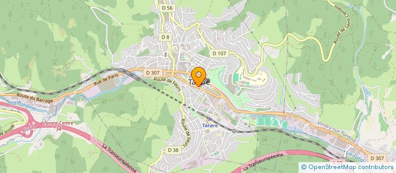 localisation de l'entreprise TARARE PNEUS  TARARE