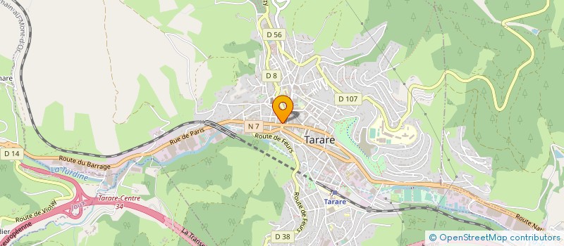 localisation de l'entreprise TARAROPTIC  TARARE
