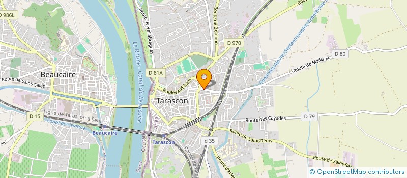 localisation de l'entreprise TARAS - PHONE  TARASCON