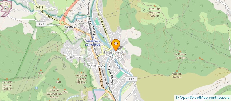 localisation de l'entreprise TARASCON à TARASCON-SUR-ARIEGE