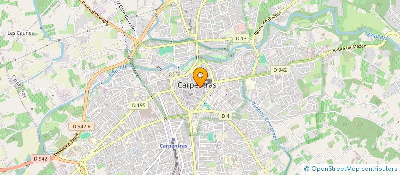 localisation de l'entreprise TARASTRAL à CARPENTRAS