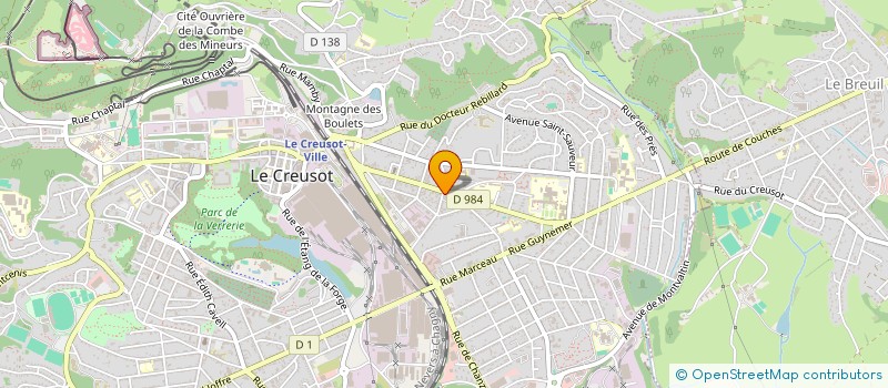 localisation de l'entreprise TARAT à LE CREUSOT