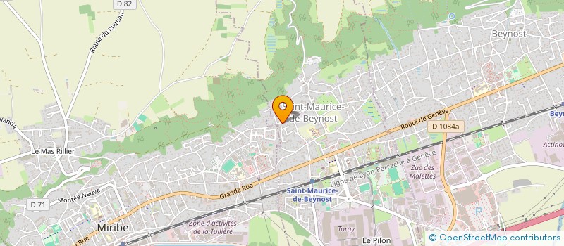 localisation de l'entreprise TARATIS  SAINT-MAURICE-DE-BEYNOST