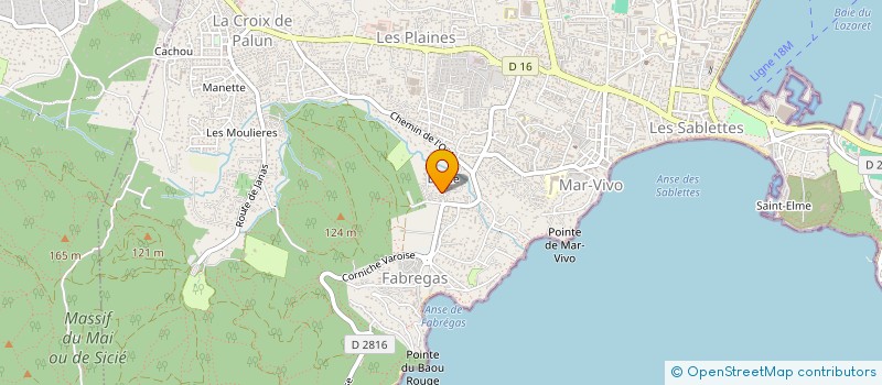 localisation de l'entreprise TARAVEL STEPHANE à LA SEYNE-SUR-MER