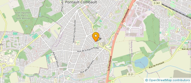 localisation de l'entreprise TARAYF à PONTAULT-COMBAULT