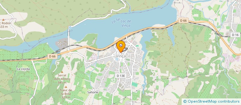 localisation de l'entreprise TARAZZO  VINCA