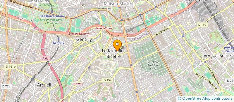 localisation de l'entreprise TARBARKA 2000 à LE KREMLIN-BICETRE