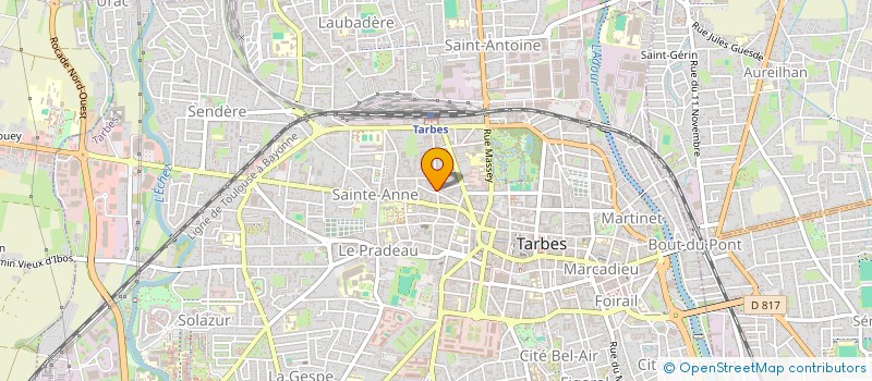 localisation de l'entreprise TARBES 3 RUE VICTOR HUGO  TARBES