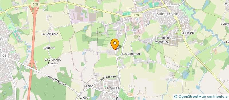 localisation de l'entreprise TARBES  ORGERES