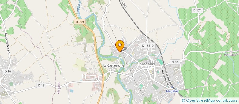 localisation de l'entreprise TARBOURIECH LOCATIONS  MAGALAS