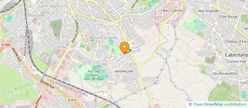 localisation de l'entreprise TARBOURIECH SARL  PERPIGNAN