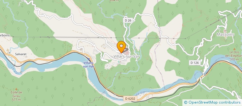 localisation de l'entreprise TARCENTOM à VILLARS-SUR-VAR