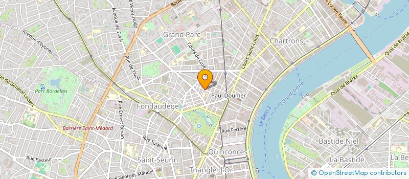 localisation de l'entreprise TARDAGUES  BORDEAUX