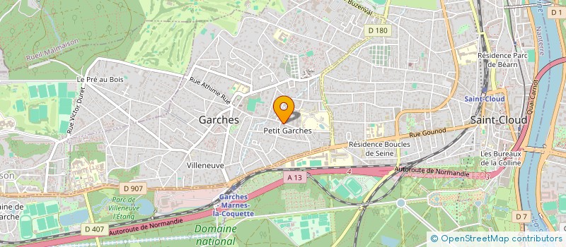 localisation de l'entreprise TARDE ET ASSOCIES SARL à GARCHES