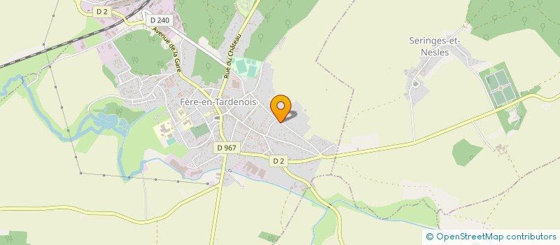 localisation de l'entreprise TARDENOIS TOURISME  FERE-EN-TARDENOIS