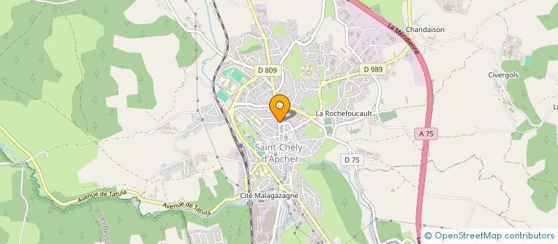 localisation de l'entreprise TARDIEU AMINCISSEMENT à SAINT-CHELY-D'APCHER