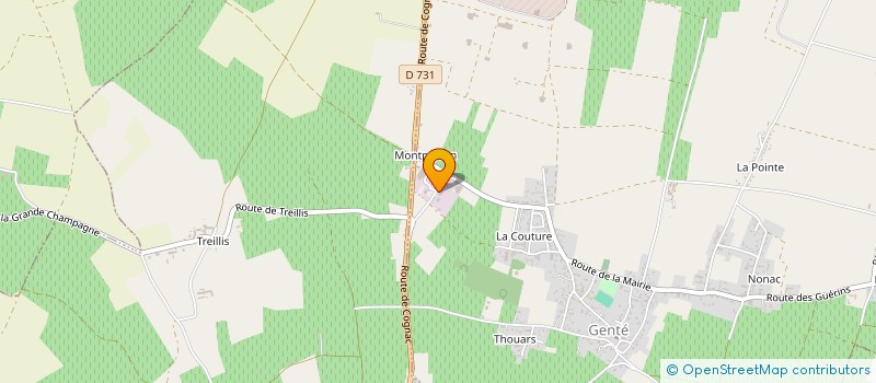 localisation de l'entreprise TARDIEU ELECTRICITE à GENTE
