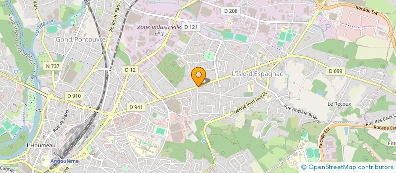 localisation de l'entreprise TARDIEU ET FILS  L'ISLE-D'ESPAGNAC