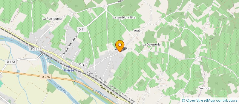 localisation de l'entreprise TARDIEUX  THESEE