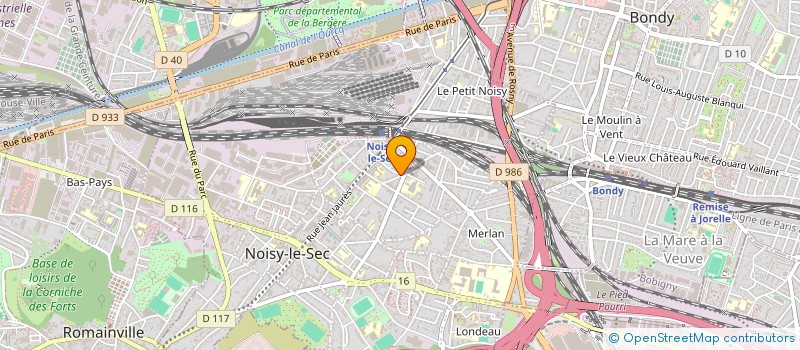 localisation de l'entreprise TARDIS à NOISY-LE-SEC