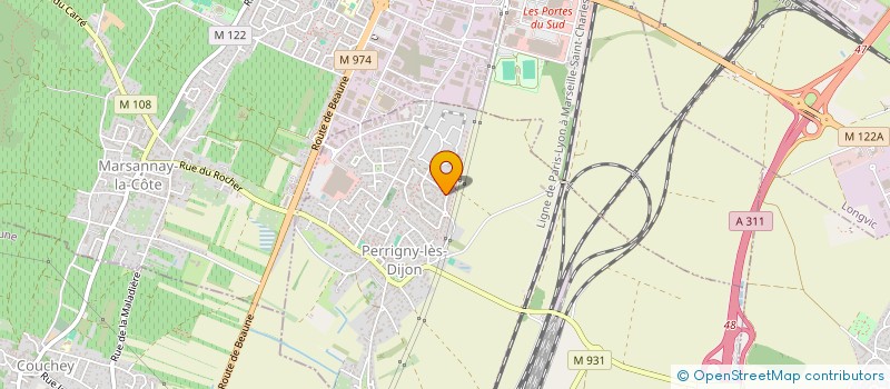 localisation de l'entreprise TARDIS INVEST  PERRIGNY-LES-DIJON