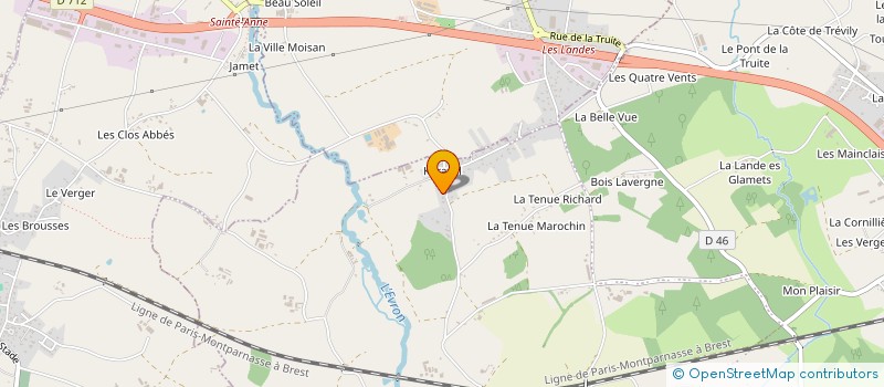 localisation de l'entreprise TARDIVEL  LAMBALLE-ARMOR