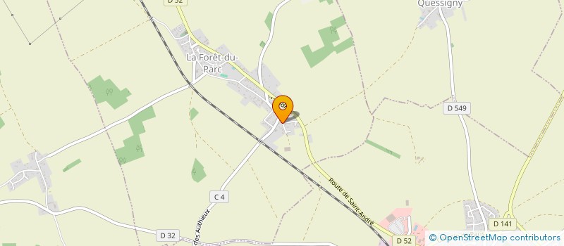 localisation de l'entreprise TARDIVEL GILLES  LA FORET-DU-PARC