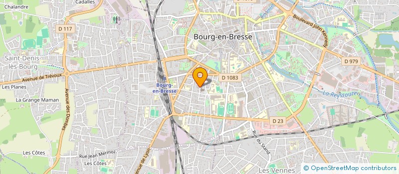 localisation de l'entreprise TARDY 2021 à BOURG-EN-BRESSE