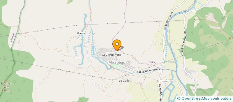 localisation de l'entreprise TARDY à MIRABEAU
