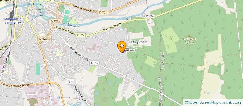 localisation de l'entreprise TARDY 63  ROMORANTIN-LANTHENAY