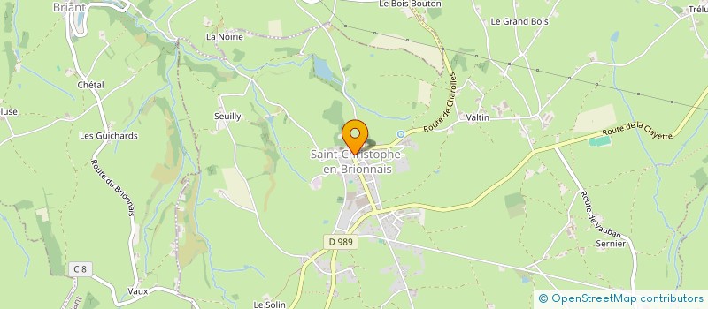 localisation de l'entreprise TARDY à SAINT-CHRISTOPHE-EN-BRIONNAIS