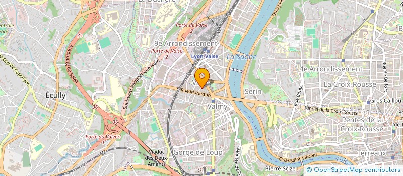 localisation de l'entreprise TARDY ET COMPAGNIE à LYON