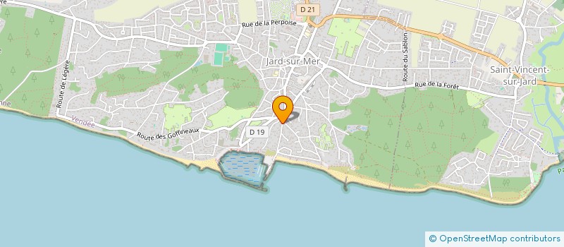 localisation de l'entreprise TARDY - GABORIT à JARD-SUR-MER