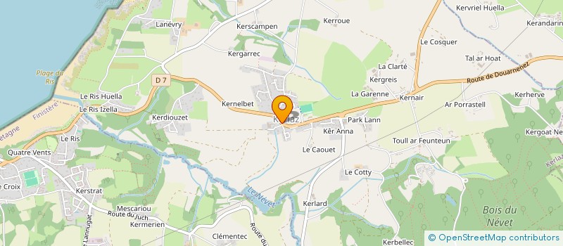 localisation de l'entreprise TARDY-GONIDEC  KERLAZ