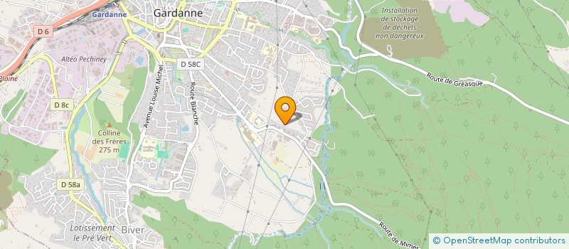 localisation de l'entreprise TARDY PELTIER à GARDANNE