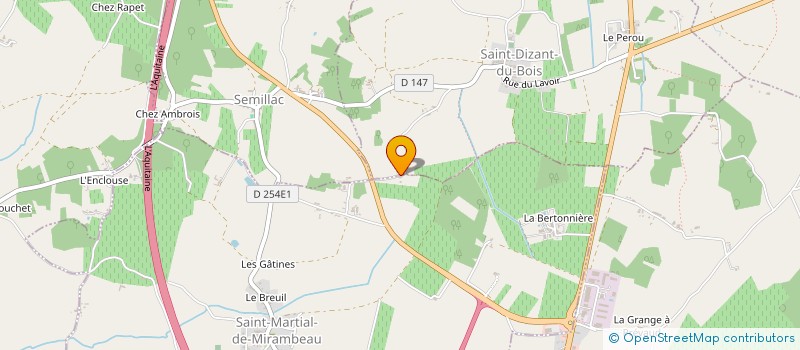 localisation de l'entreprise TARDY PRO  SAINT-MARTIAL-DE-MIRAMBEAU