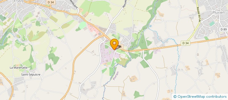 localisation de l'entreprise TARDY T.P  ERQUY