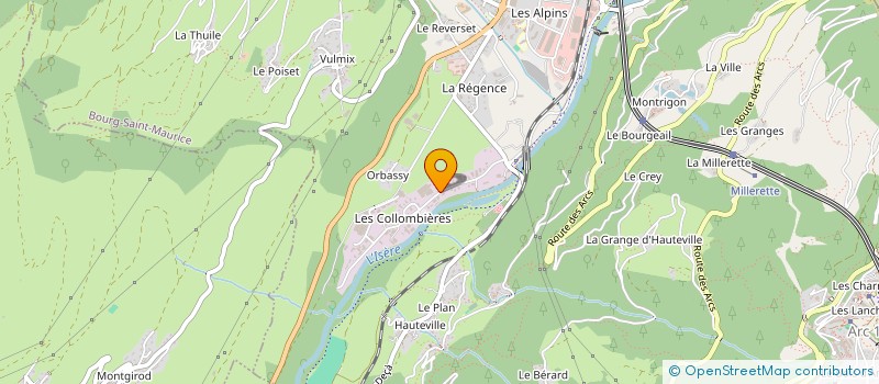 localisation de l'entreprise TARENTAISE DES VIANDES à BOURG-SAINT-MAURICE